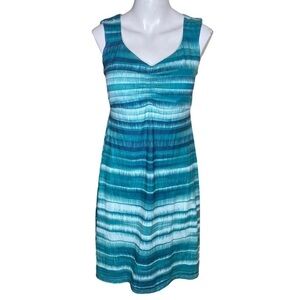 Prana Viana Dress Size S Green Creme